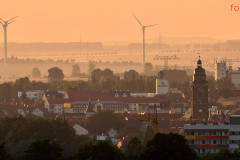 Blick über Gotha in östliche Richtung, fotografiert aus Richtung Freundwarte (Gotha West)